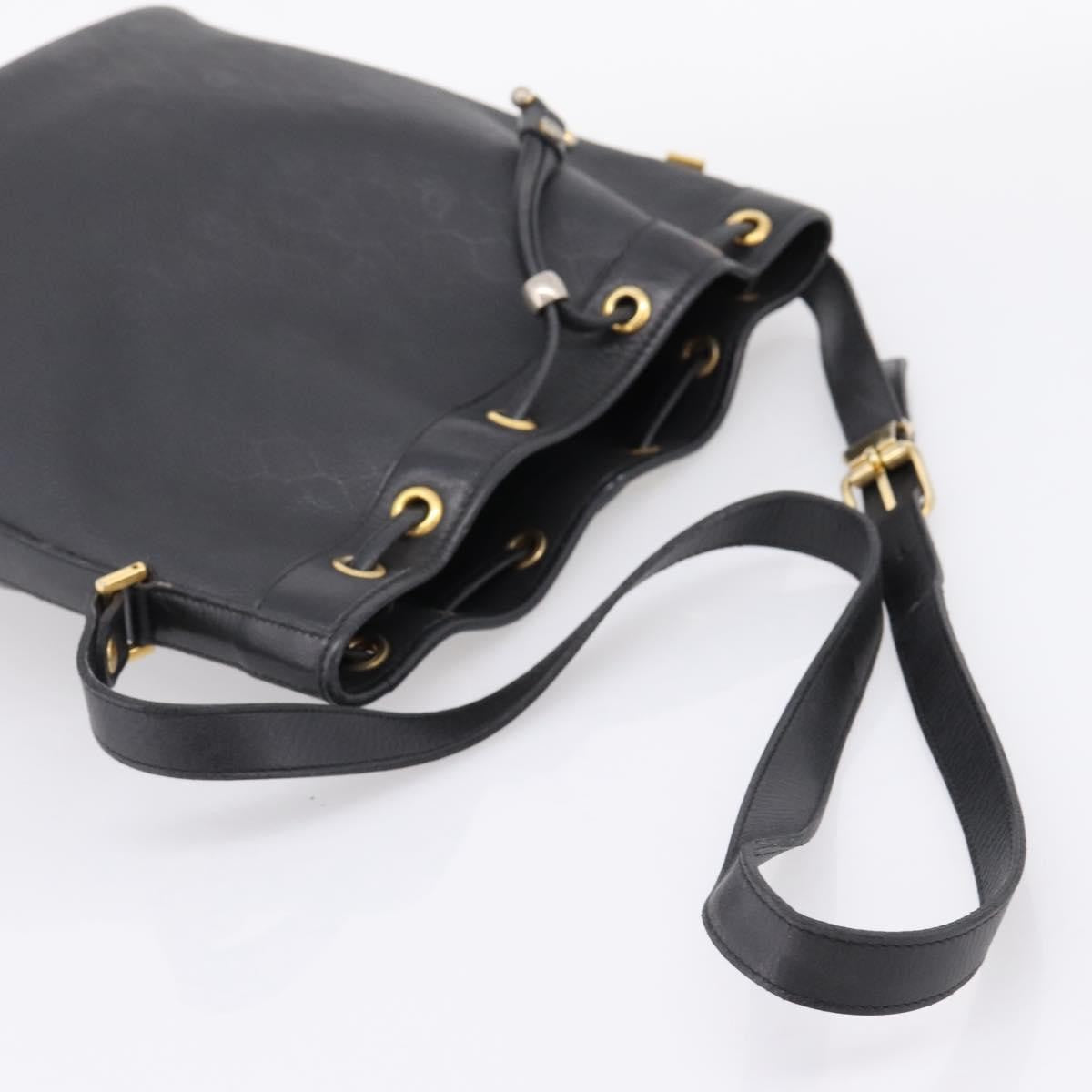 Christian Dior Vintage Honeycomb Canvas, Black, Canvas, Shoulder Bag