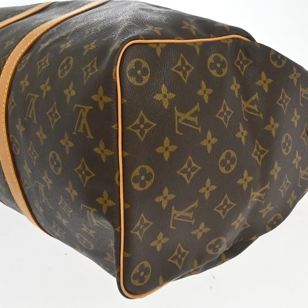 Louis Vuitton Keepall Monogram Canvas, Brown, Canvas, Travel Bag