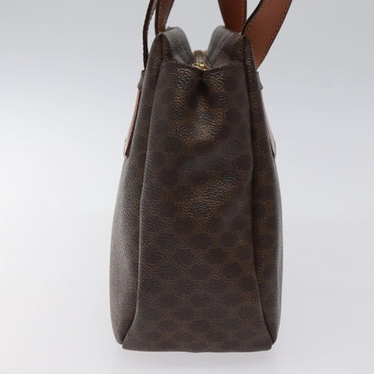 Celine Macadam Canvas, Brown, Canvas, Tote Bag