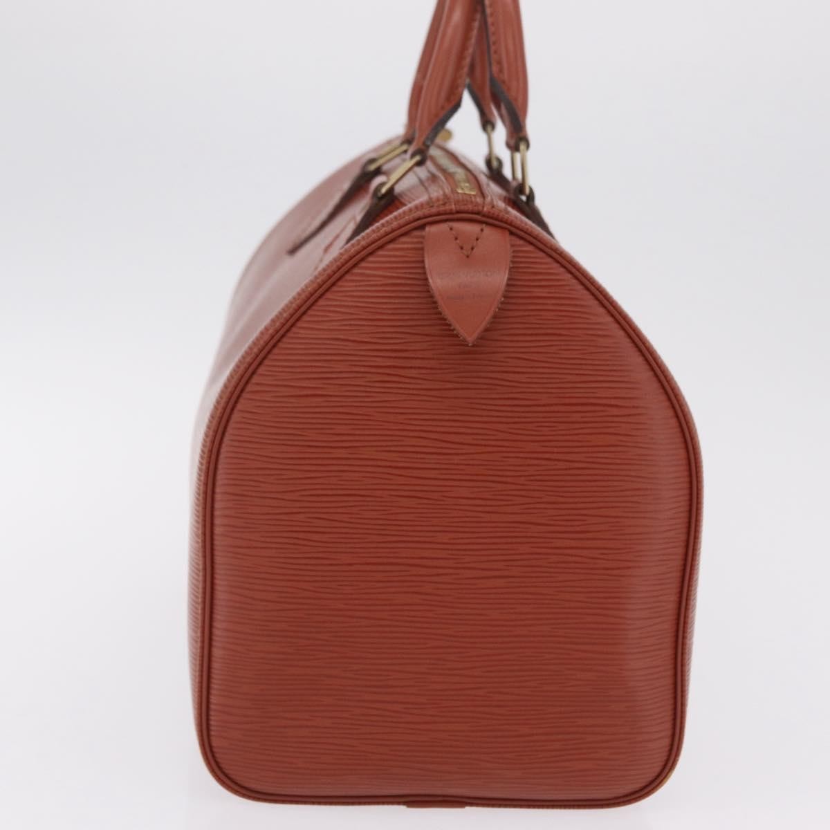 Louis Vuitton Speedy Epi Leather, Brown, Leather, Handbag