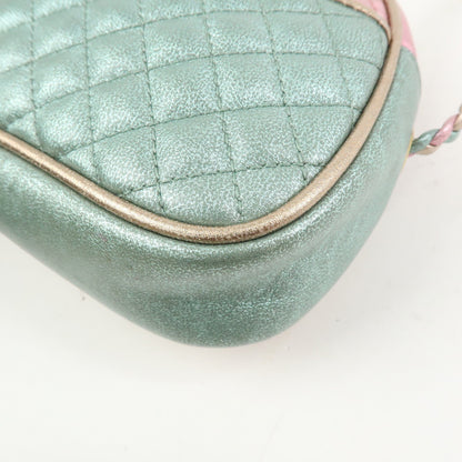 Gucci Trapuntata Camera Quilted Laminated Leather, Pink, Leather, Handbag