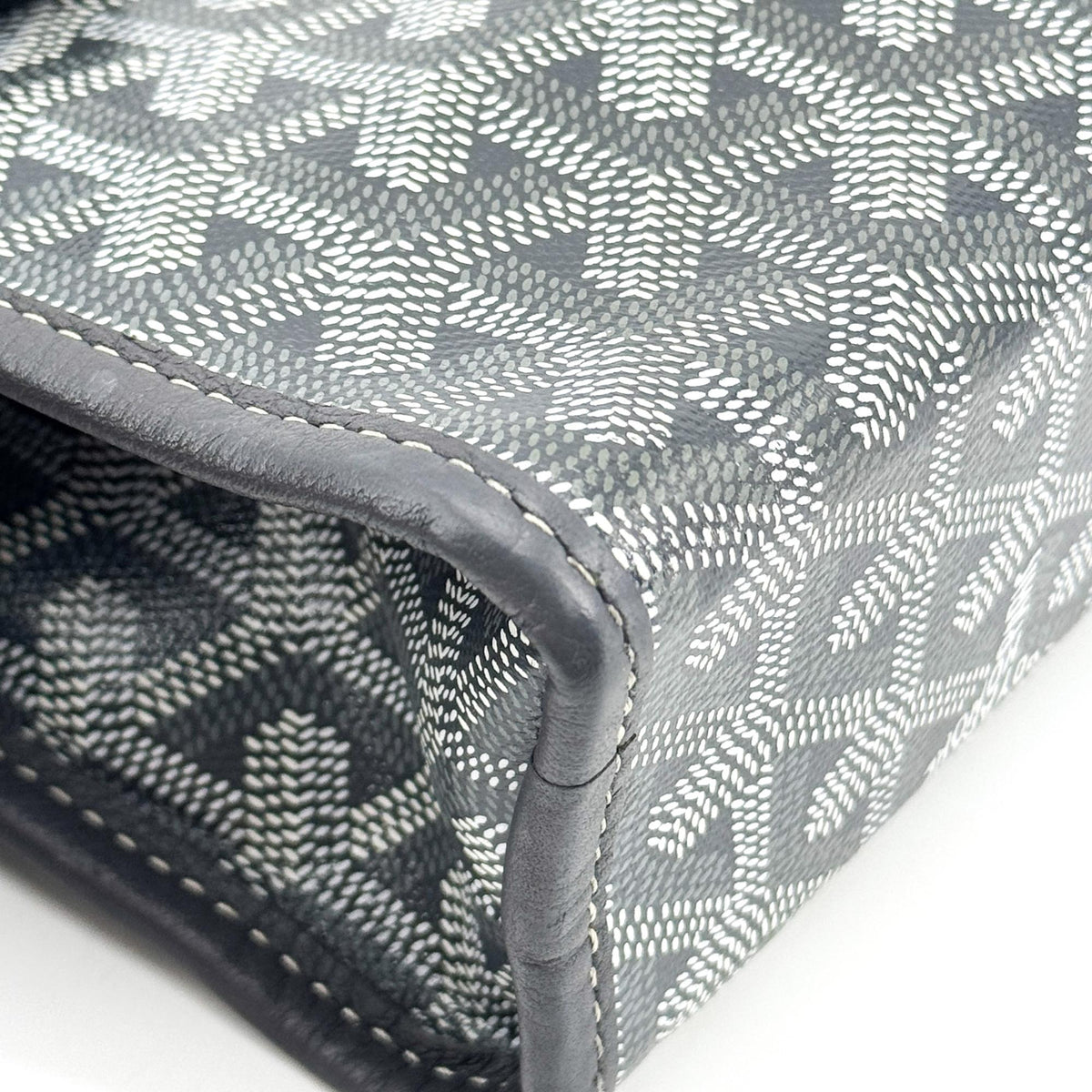 Goyard Jouvence Toiletry Coated Canvas, Black, Canvas, Clutch