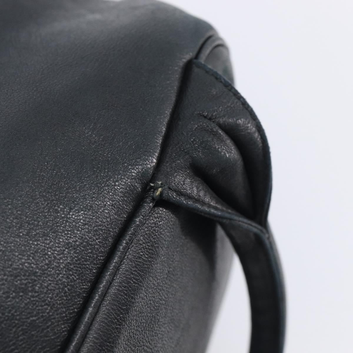 Christian Dior Handbag Leather, Navy, Leather, Handbag