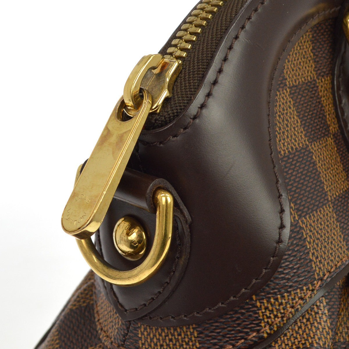 Louis Vuitton Trevi Damier, Brown, Canvas, Handbag