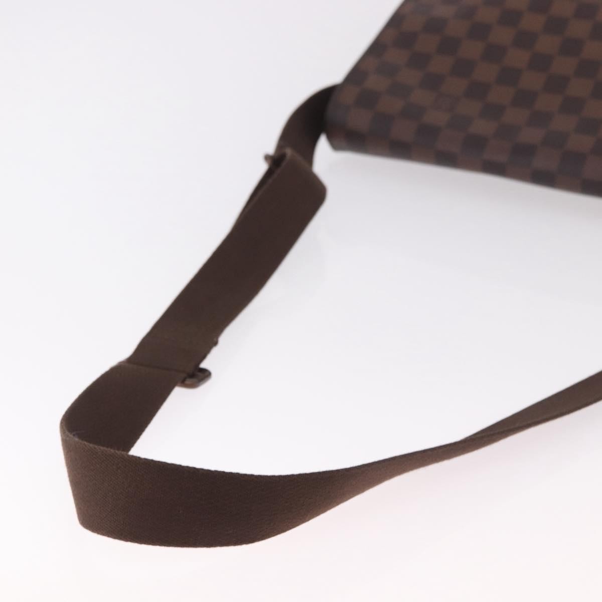 Louis Vuitton Brooklyn Damier Ebene, Brown, Canvas, Shoulder Bag