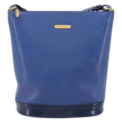 Burberry Shoulder Leather, Blue, Leather, Shoulder Bag