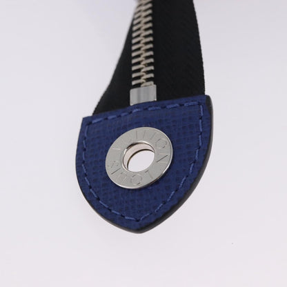 Louis Vuitton Pochette Voyage Monogram Taigarama, Blue, Leather, Clutch