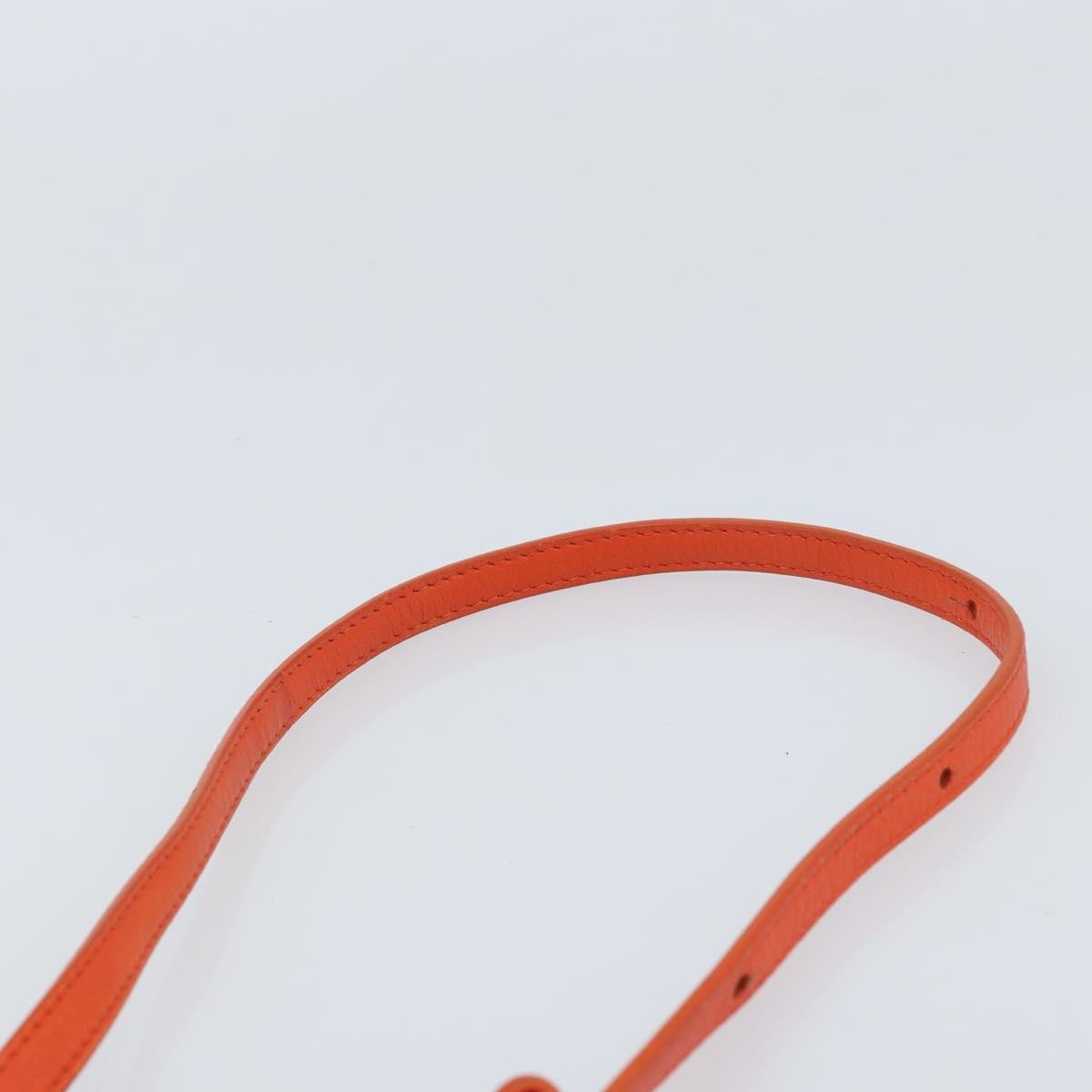 Celine Trio Leather, Orange, Leather, Shoulder Bag