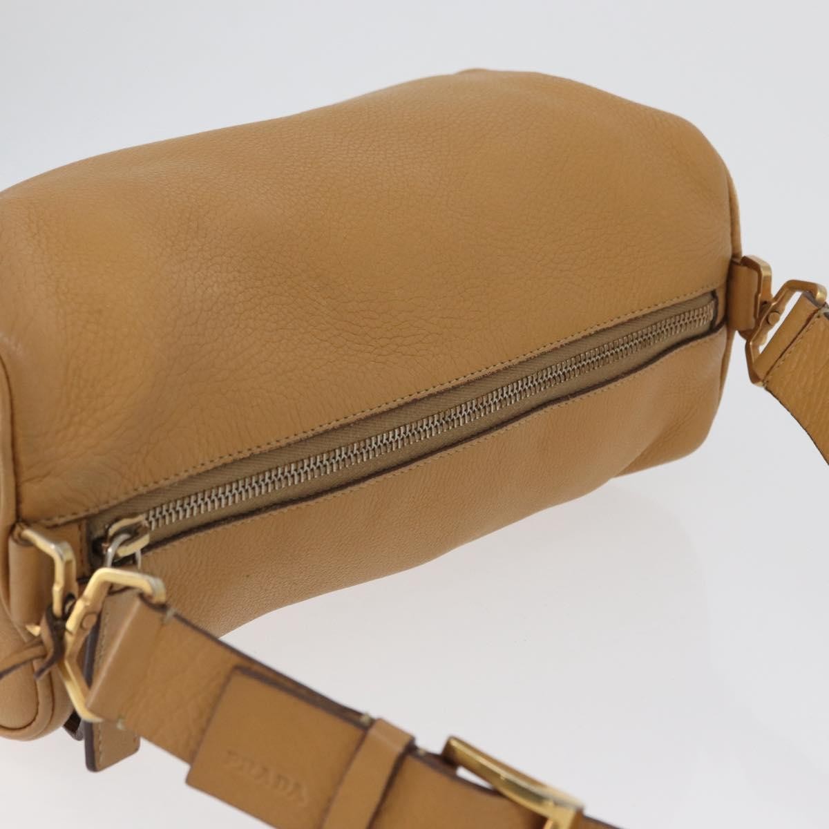 Prada Vintage Leather, Brown, Leather, Shoulder Bag