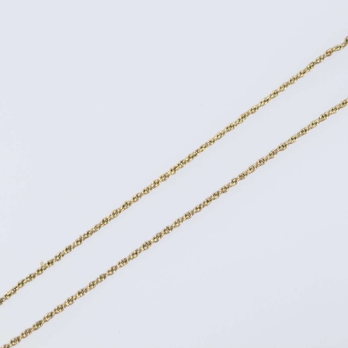 Christian Dior Vintage CD Pendant Metal, Gold, Metal, Necklace
