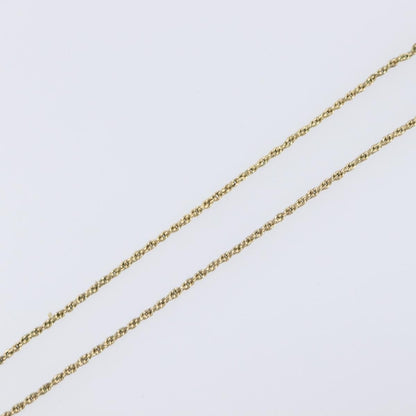Christian Dior Vintage CD Pendant Metal, Gold, Metal, Necklace