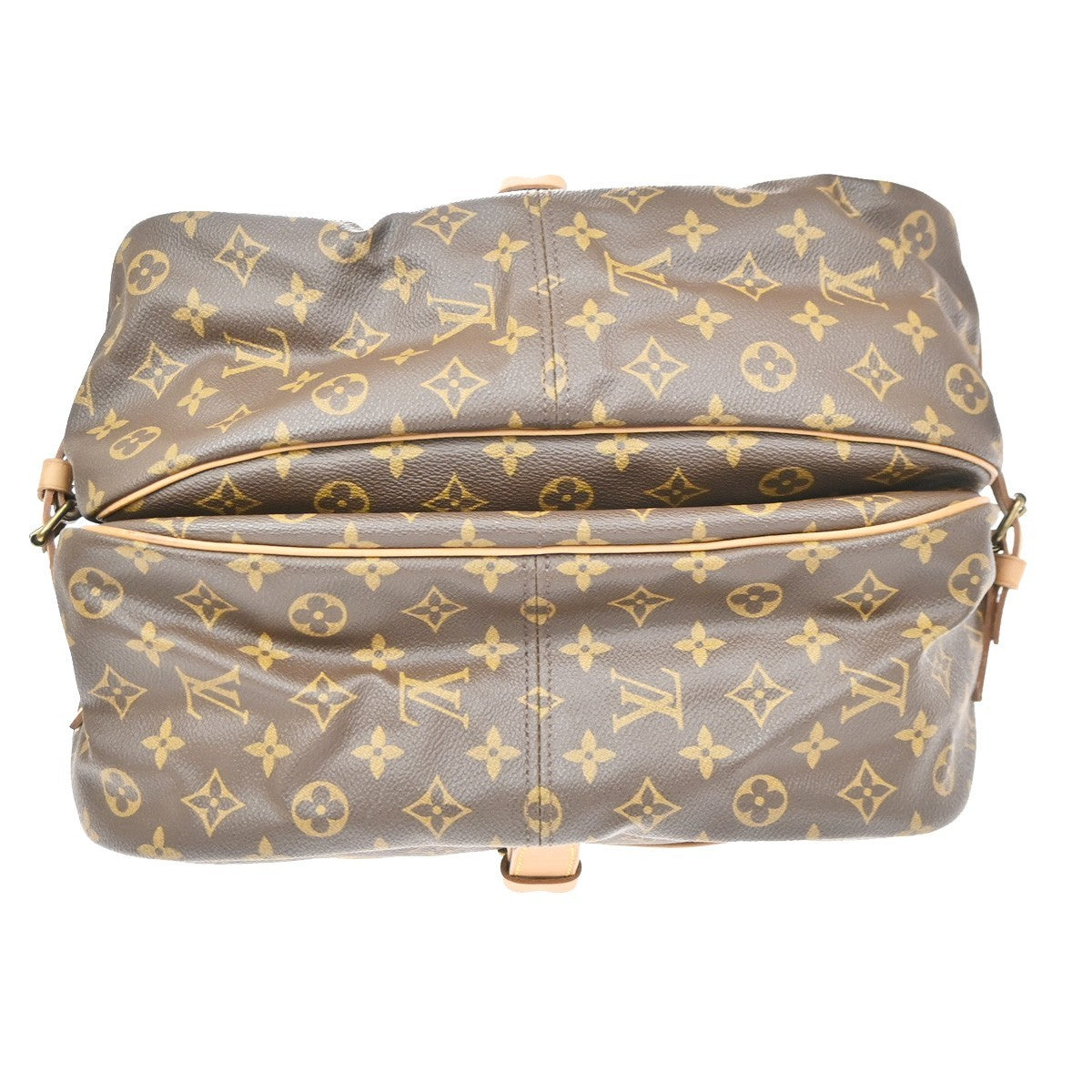 Louis Vuitton Saumur Monogram Canvas, Brown, Canvas, Shoulder Bag