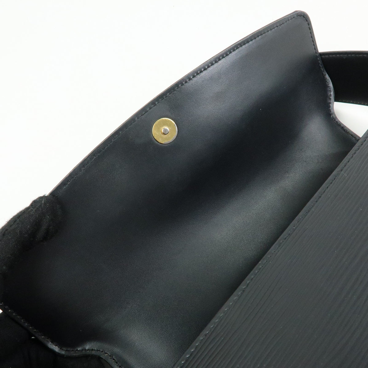 Louis Vuitton Nocturne Epi Leather, Black, Leather, Shoulder Bag
