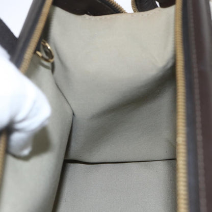 Louis Vuitton Josephine Mini Lin, Khaki, Canvas, Handbag