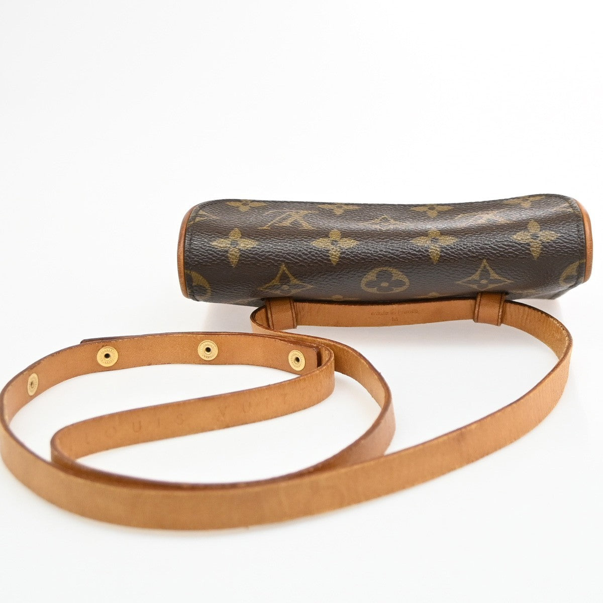 Louis Vuitton Florentine Pochette Damier, Brown, Canvas, Clutch
