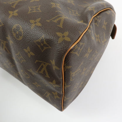 Louis Vuitton Speedy Monogram Canvas, Brown, Canvas, Handbag