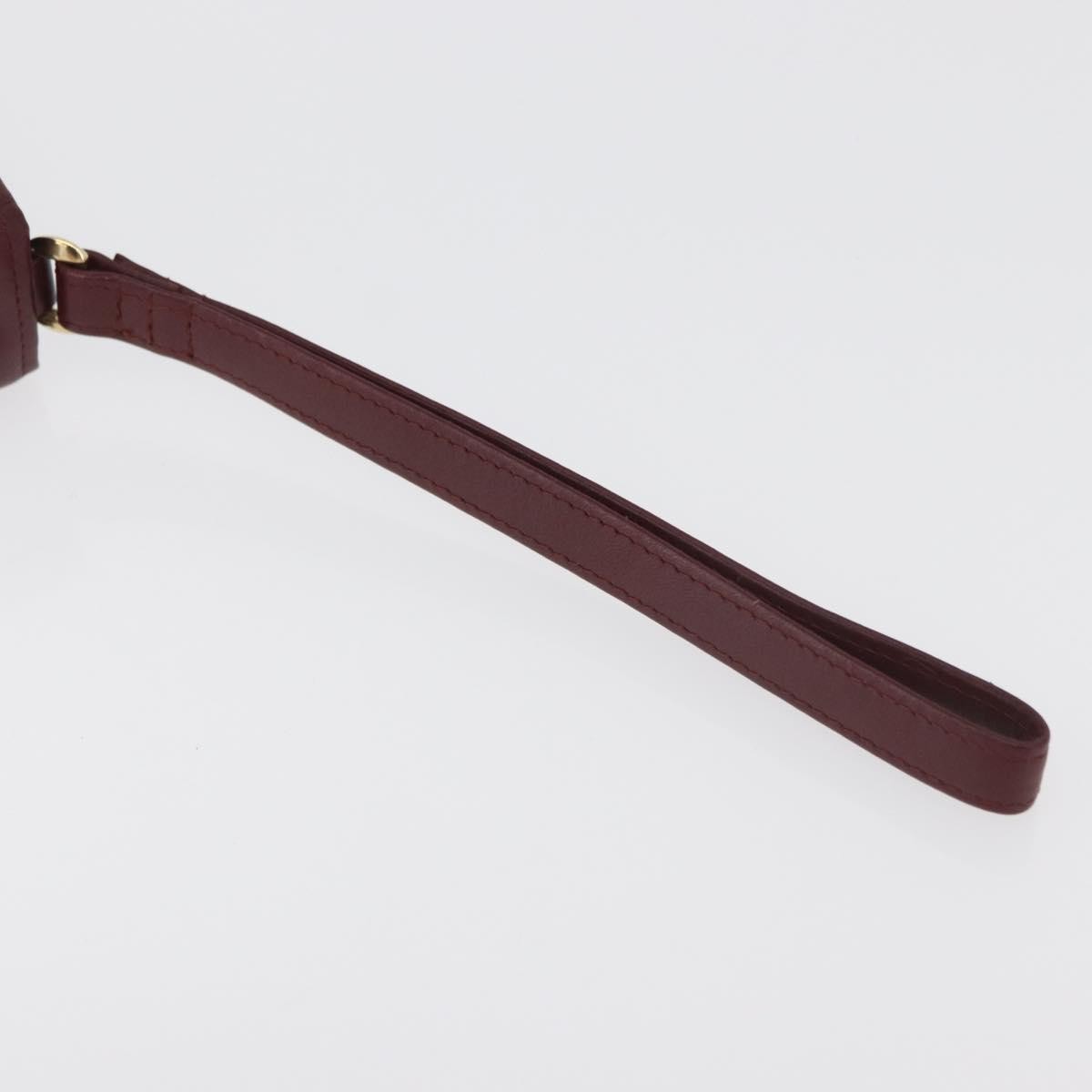 Cartier Must de Cartier Clutch Leather, Burgundy, Leather, Clutch