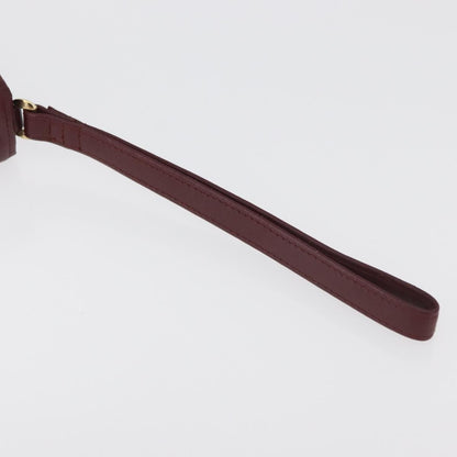 Cartier Must de Cartier Clutch Leather, Burgundy, Leather, Clutch