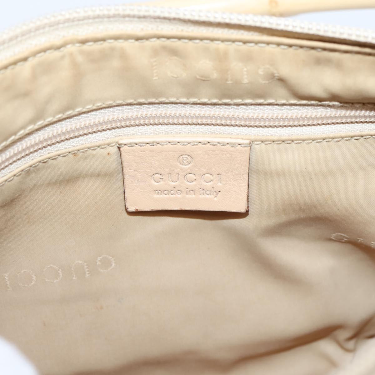 Gucci Bamboo Top Handle GG Canvas, Beige, Canvas, Handbag