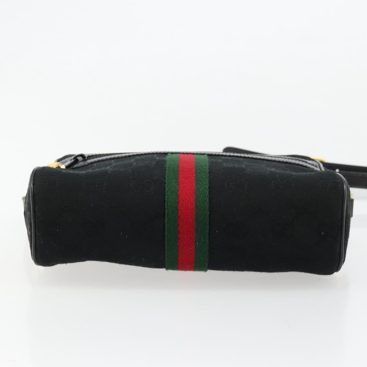 Gucci Ophidia GG Canvas, Black, Canvas, Shoulder Bag