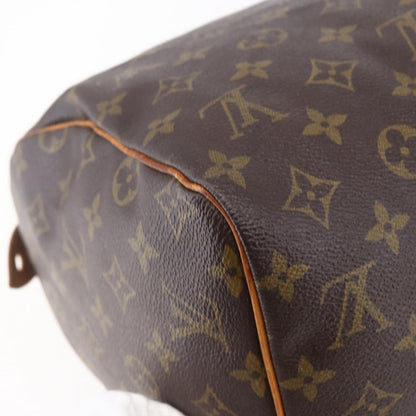 Louis Vuitton Speedy Handbag Monogram Canvas, BROWN, CANVAS, Handbag