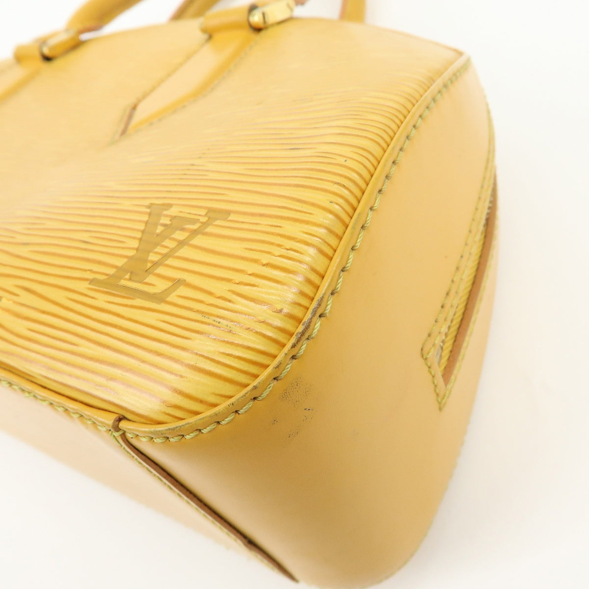 Louis Vuitton Jasmin Epi Leather, Yellow, Leather, Handbag