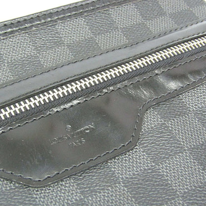 Louis Vuitton Thomas Damier Graphite, Black, Canvas, Shoulder Bag