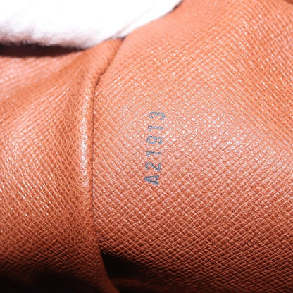 Louis Vuitton Boulogne Monogram Canvas, Brown, Canvas, Handbag