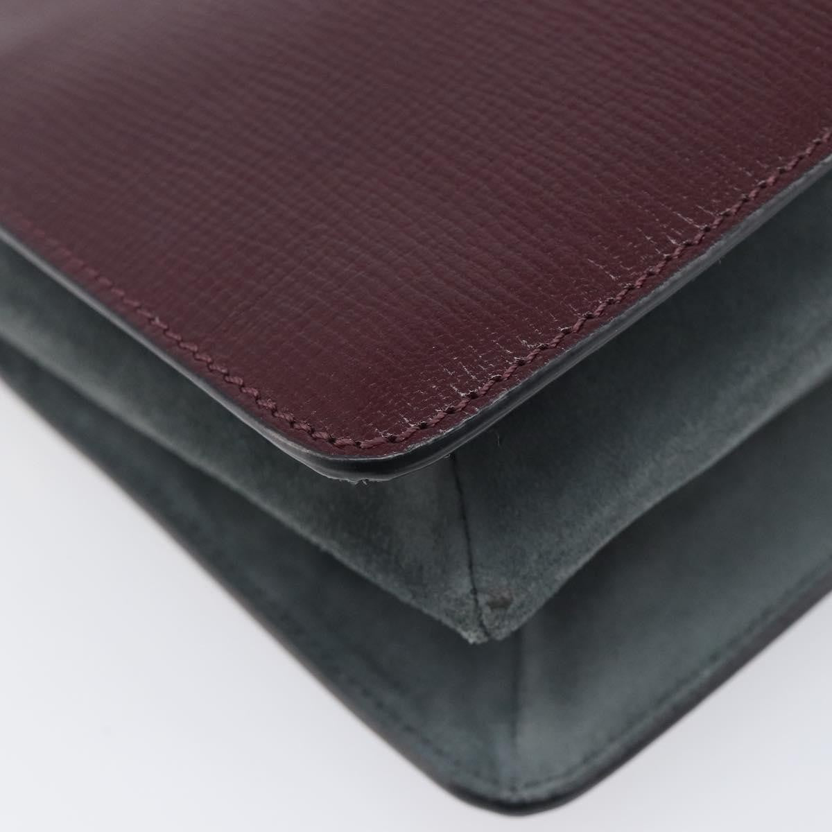 Givenchy Cross 3 Leather, Burgundy, Leather, Crossbody Bag