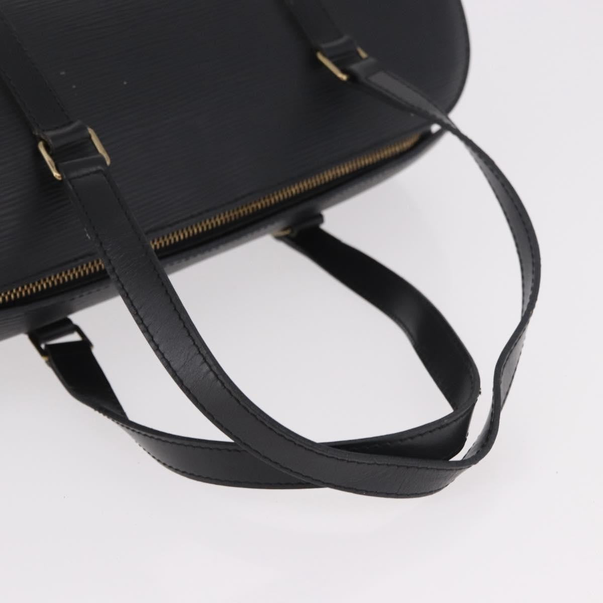 Louis Vuitton Soufflot Epi Leather, Black, Leather, Handbag