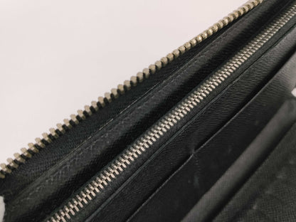 Louis Vuitton Zippy Organizer Damier Graphite, Black, Leather, Wallet
