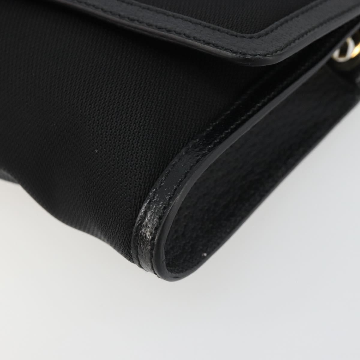 Salvatore Ferragamo Shoulder Bag Canvas, Black, Canvas, Shoulder Bag