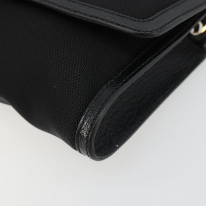 Salvatore Ferragamo Shoulder Bag Canvas, Black, Canvas, Shoulder Bag