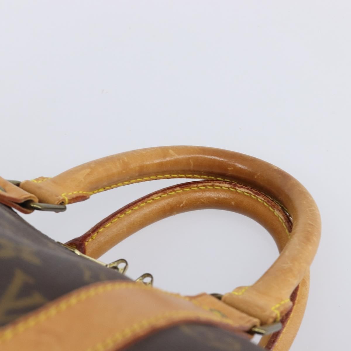Louis Vuitton Keepall Bandouliere Macassar Monogram Canvas, Brown, Canvas, Travel Bag