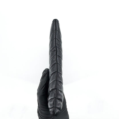 Saint Laurent Classic Monogram Wristlet Matelasse Chevron Leather, Black, Leather, Clutch
