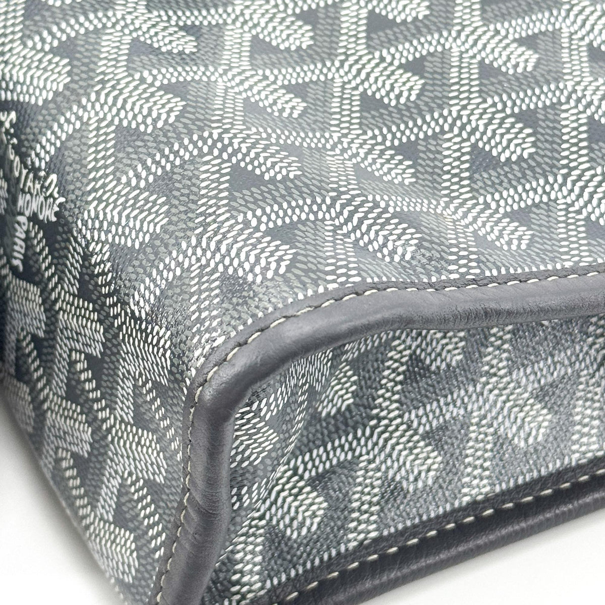 Goyard Jouvence Toiletry Coated Canvas, Black, Canvas, Clutch