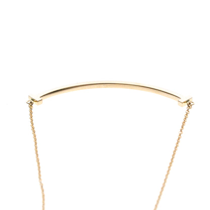 Tiffany & Co. T Smile Pendant 18K Rose Gold, Gold, Pink Gold, Necklace