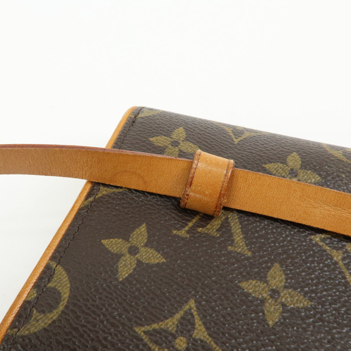Louis Vuitton Florentine Waist Monogram Canvas, Brown, Canvas, Handbag