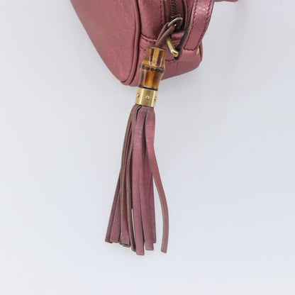 Gucci Sunshine Disco Microguccissima Leather, Pink, Leather, Crossbody Bag