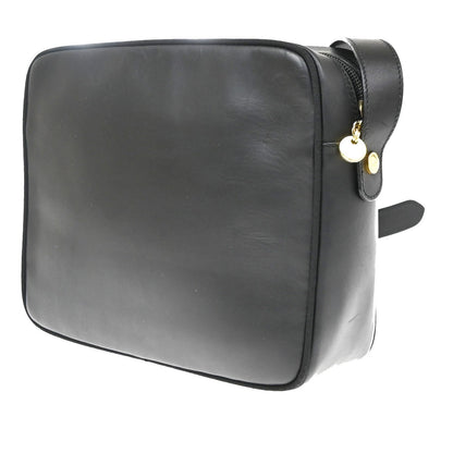 Salvatore Ferragamo Vara Bow Camera Leather, Black, Leather, Shoulder Bag