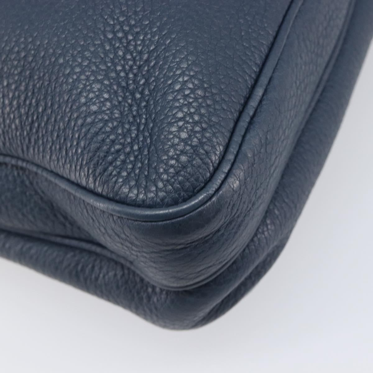 Prada Messenger Saffiano Leather, Navy, Leather, Handbag