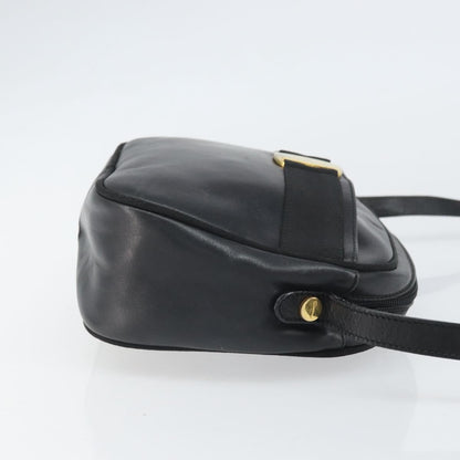 Salvatore Ferragamo Vara Bow camera Leather, Black, Leather, Shoulder Bag