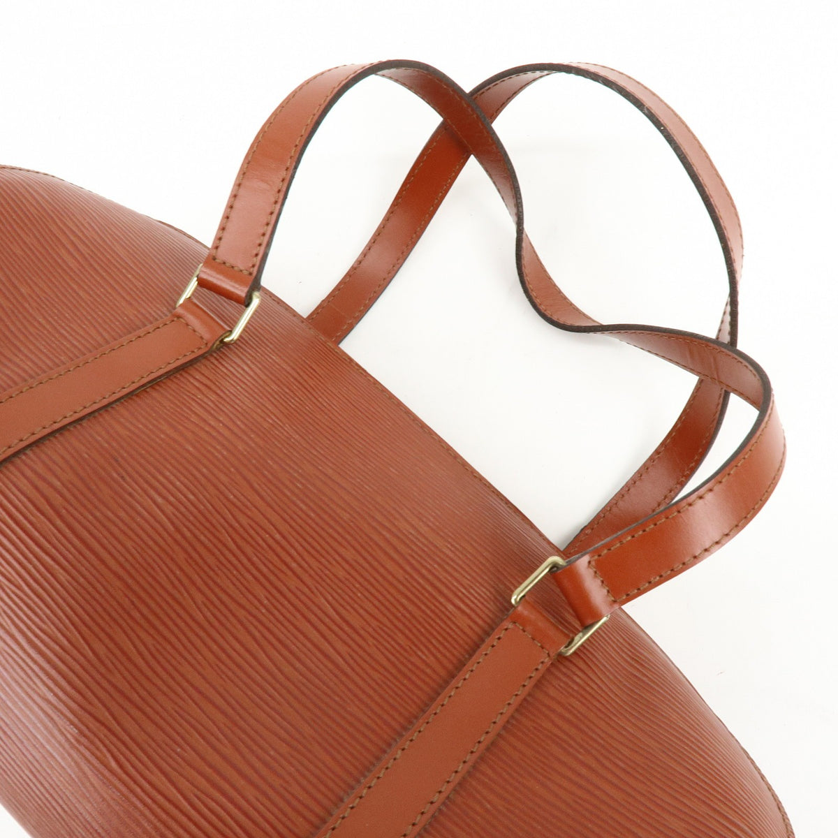 Louis Vuitton Soufflot Epi Leather, Brown, Leather, Handbag