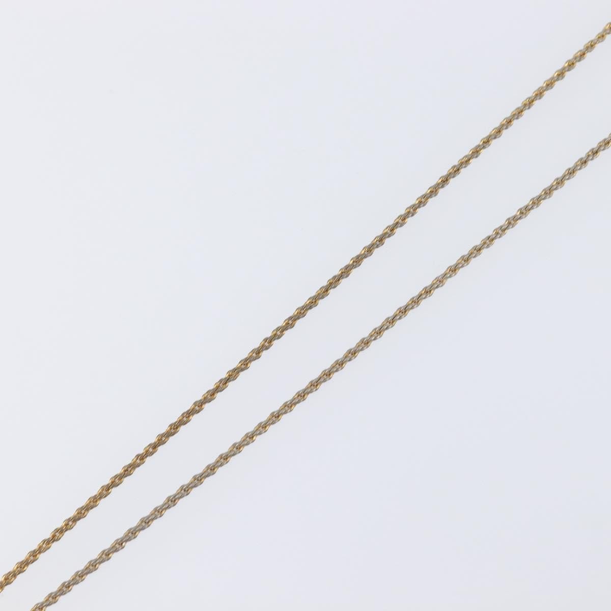 Christian Dior Vintage CD Pendant Metal, Gold, Metal, Necklace