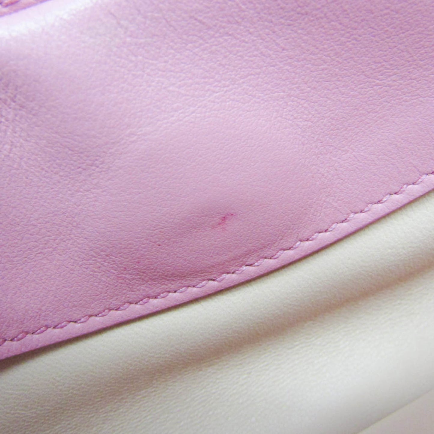Prada Lux Chain Lock Flap Saffiano Leather, Pink, Leather, Shoulder Bag