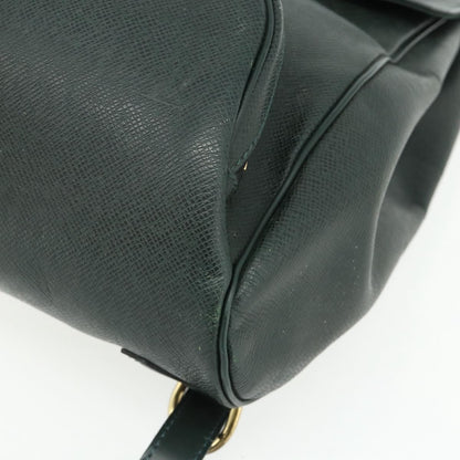 Louis Vuitton Cassiar Taiga Leather, Green, Leather, Backpack