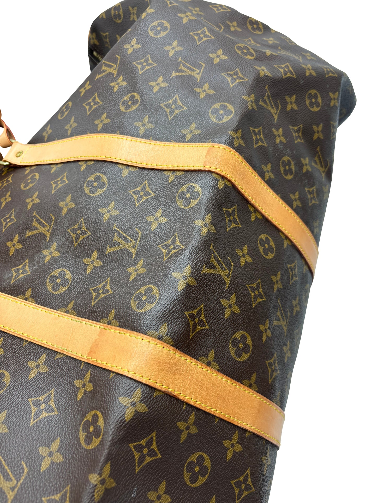 Louis Vuitton Keepall Monogram Canvas, Brown, Canvas, Travel Bag