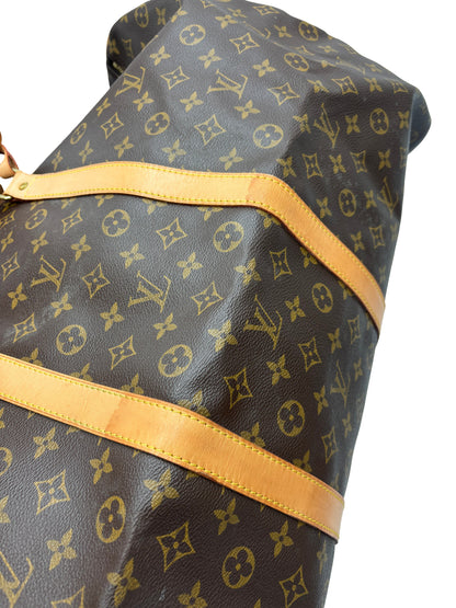 Louis Vuitton Keepall Monogram Canvas, Brown, Canvas, Travel Bag