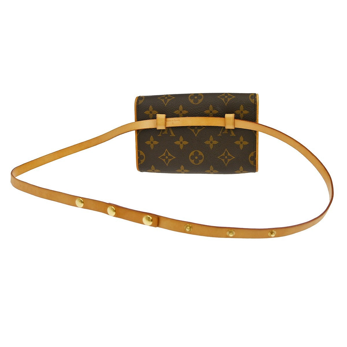 Louis Vuitton Florentine Monogram, Brown, Canvas, Clutch