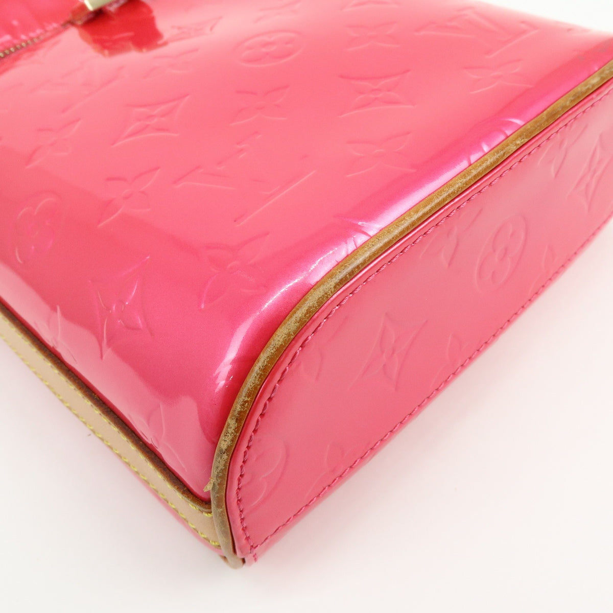 Louis Vuitton Sullivan Monogram Vernis, Pink, Patent Leather, Shoulder Bag